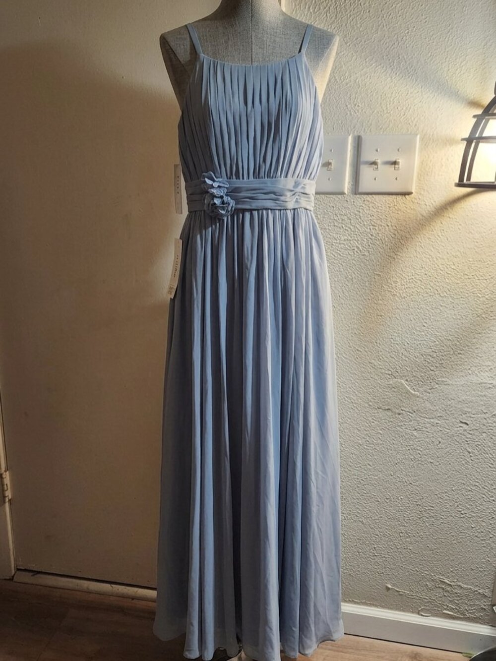 Vestido de fiesta azul bebe